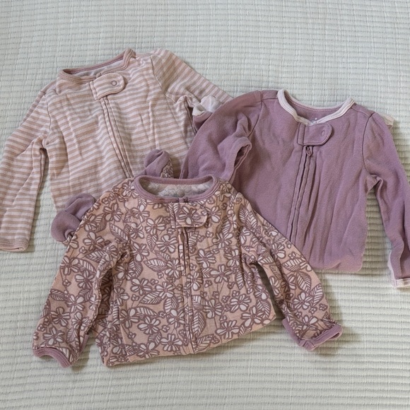 Cloud Island Pink and Lavender Footies Size 0-3 Months - Picture 9 of 9